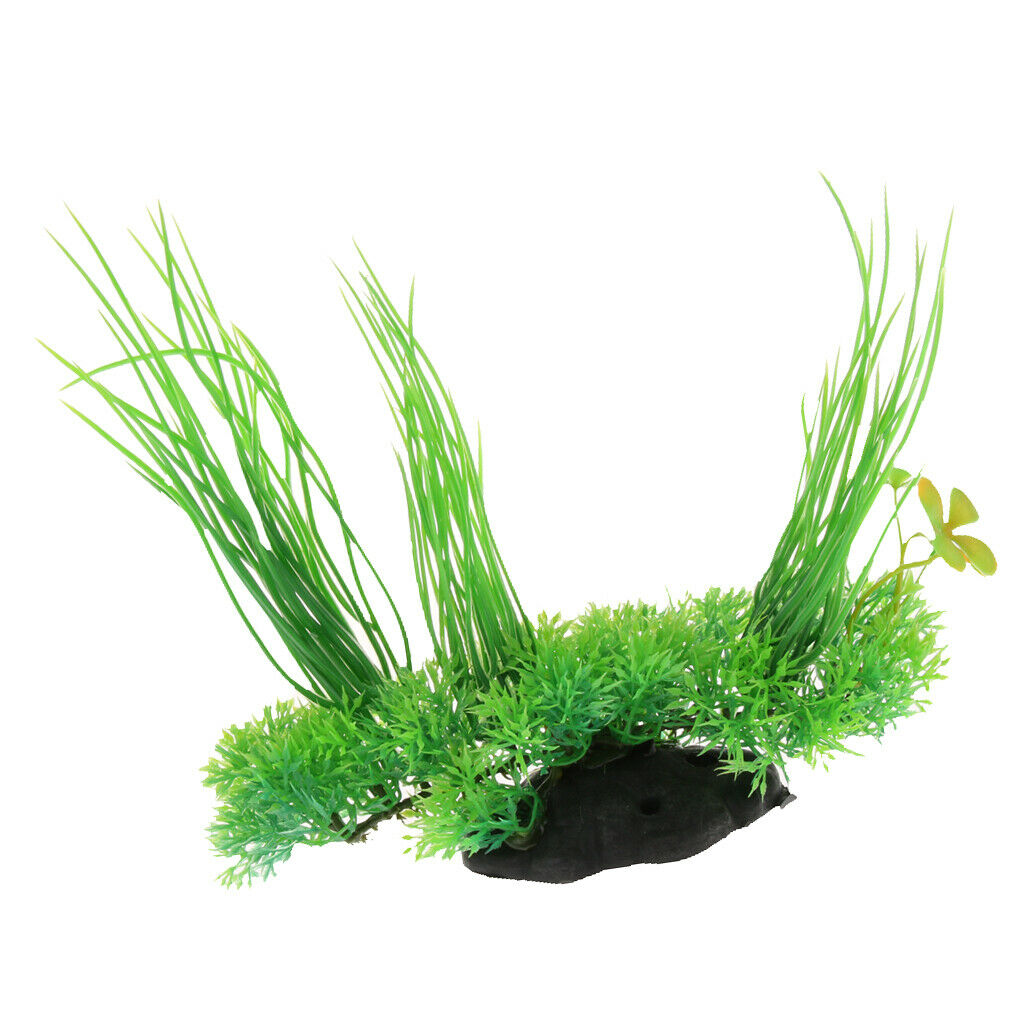 Green Decorative Artificial Grass For Aquarium Aquarium