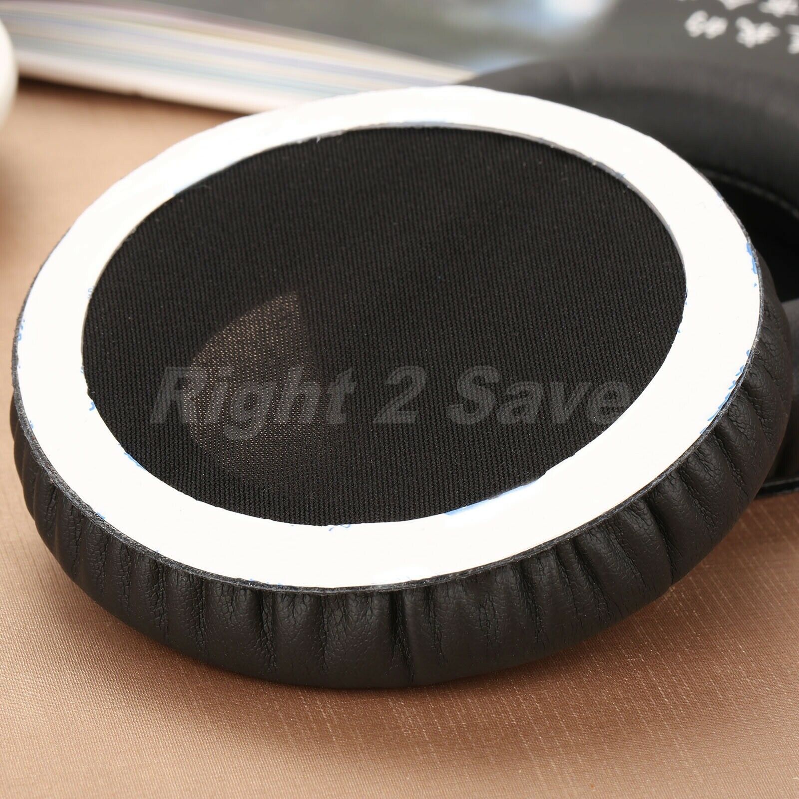 1Ã—Black Softer Leatherette and Foam Earpads Ear Pads & Headband Comfortable