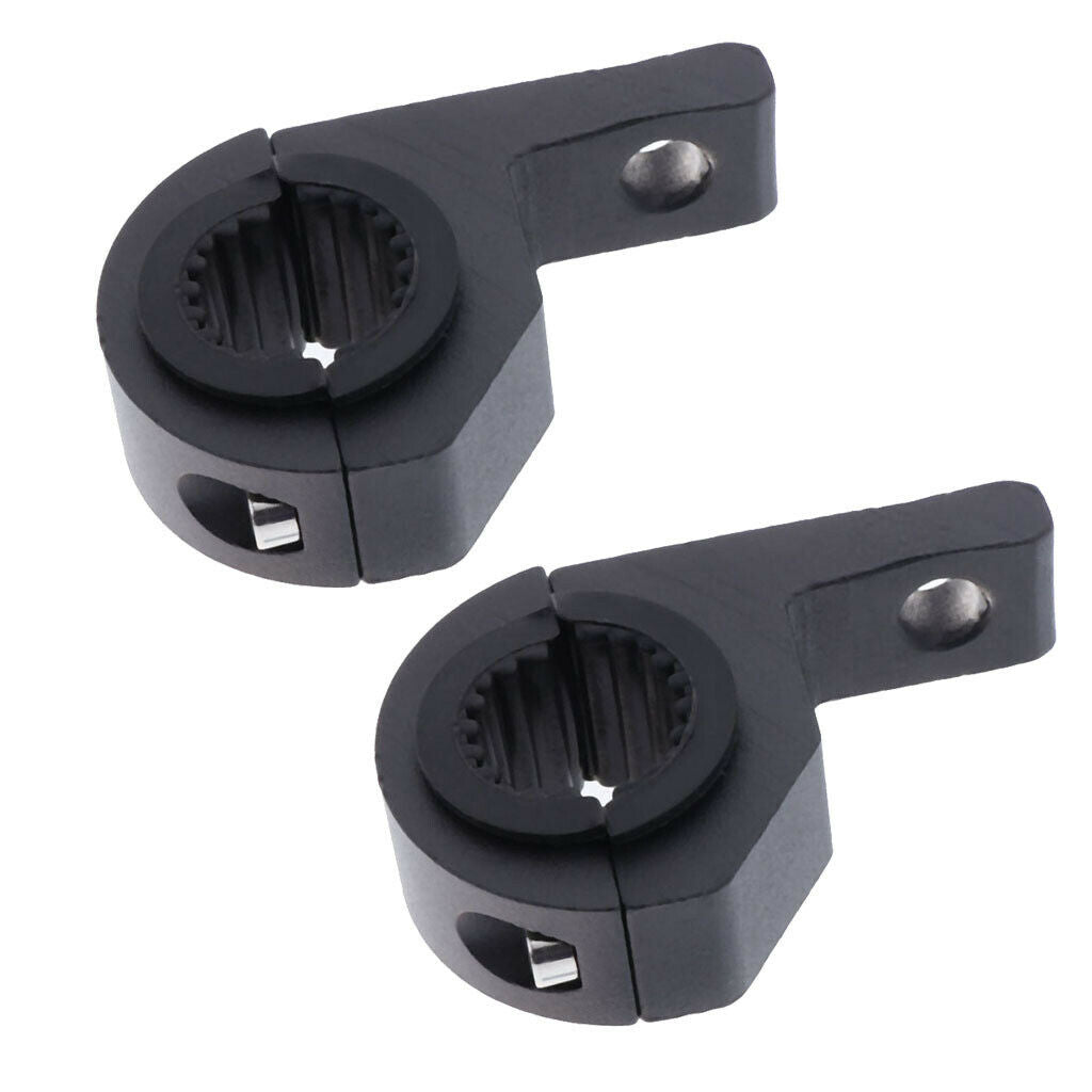 2x Fog Light Clamp Holder Modified 1.25'' Clamp for Motorcycle Crash Bar Guard
