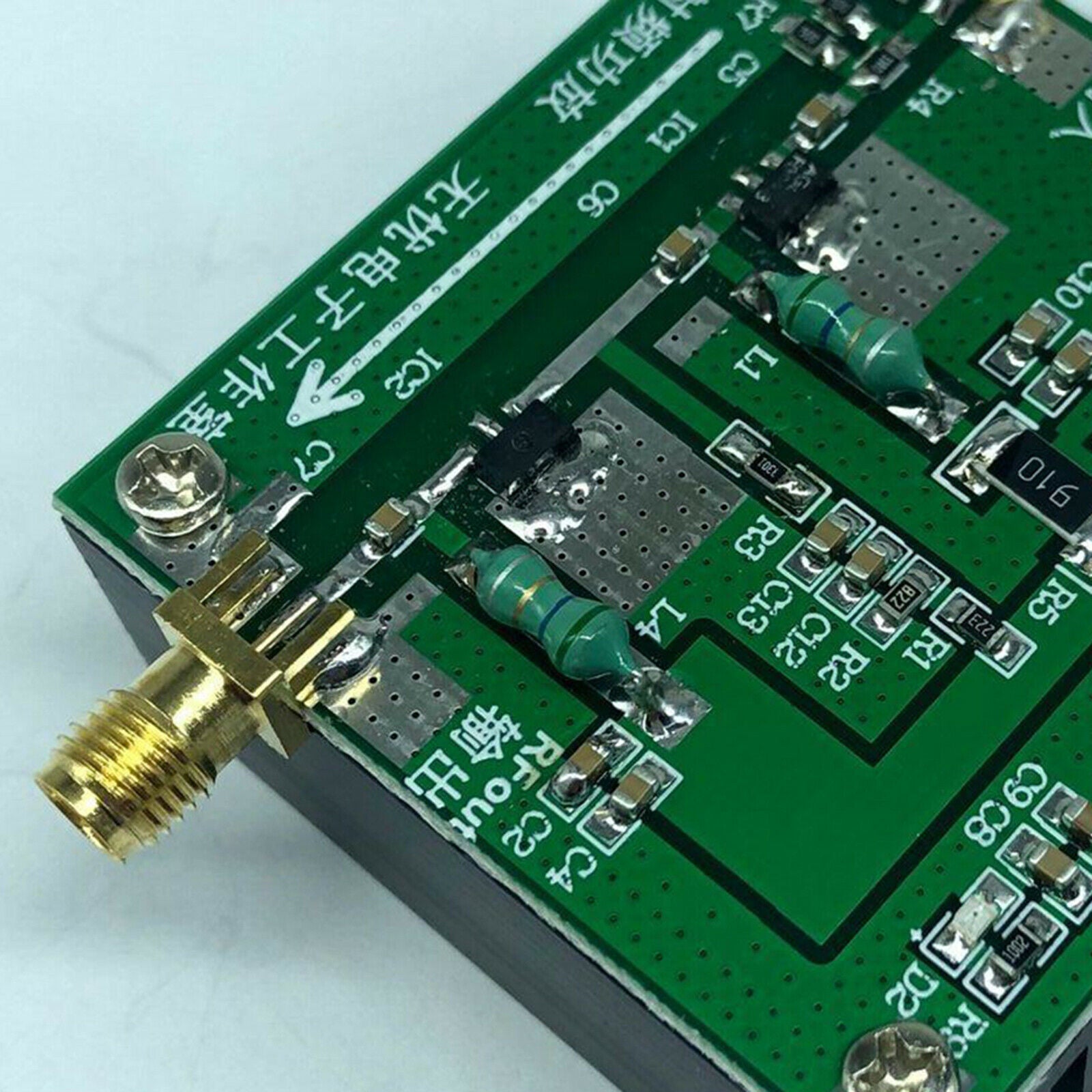 10MHz-500MHZ 1.5W FM UHF RF Power Amplifier Module for Ham Radio 50x50x22mm,