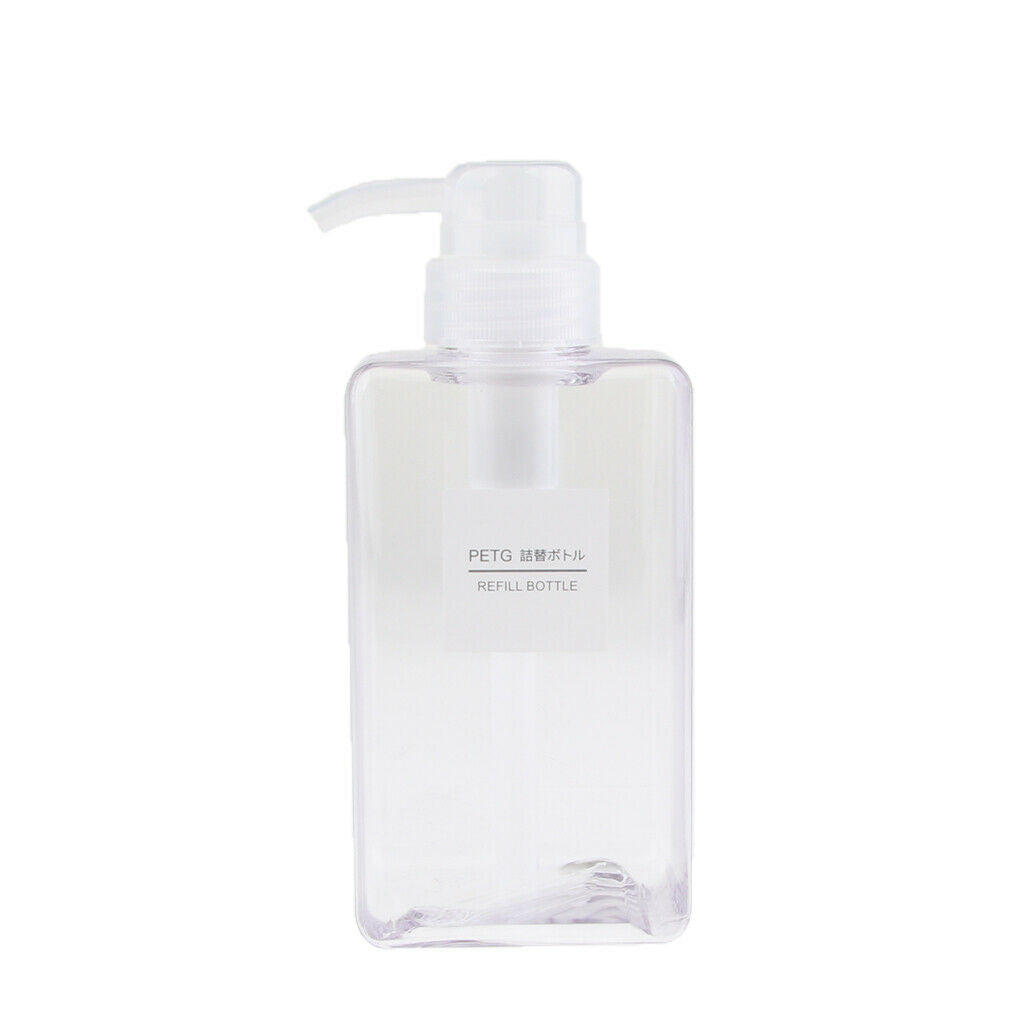 2x Plastic Foaming Soap Dispenser Countertop Pump Bottle 450ml Clear/Green