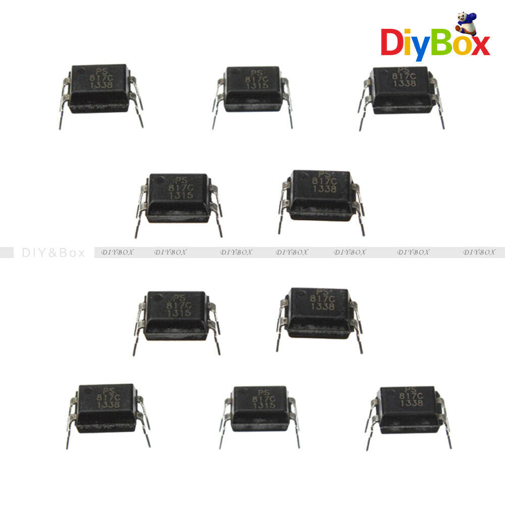10PCS PC817-1 PC817 EL817C LTV817 DIP-4 OPTOCOUPLER SHARP Set
