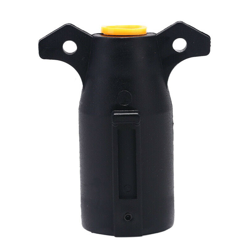 7 Way Round RV Style Trailer Light Plug Connector Adaptor Camper Boat Car Td Kt