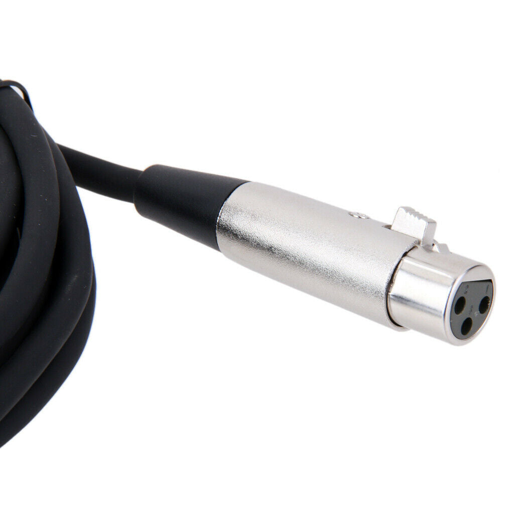 Extended 3 Pin XLR Male To Female Microphone  Microphone Cable Adapter