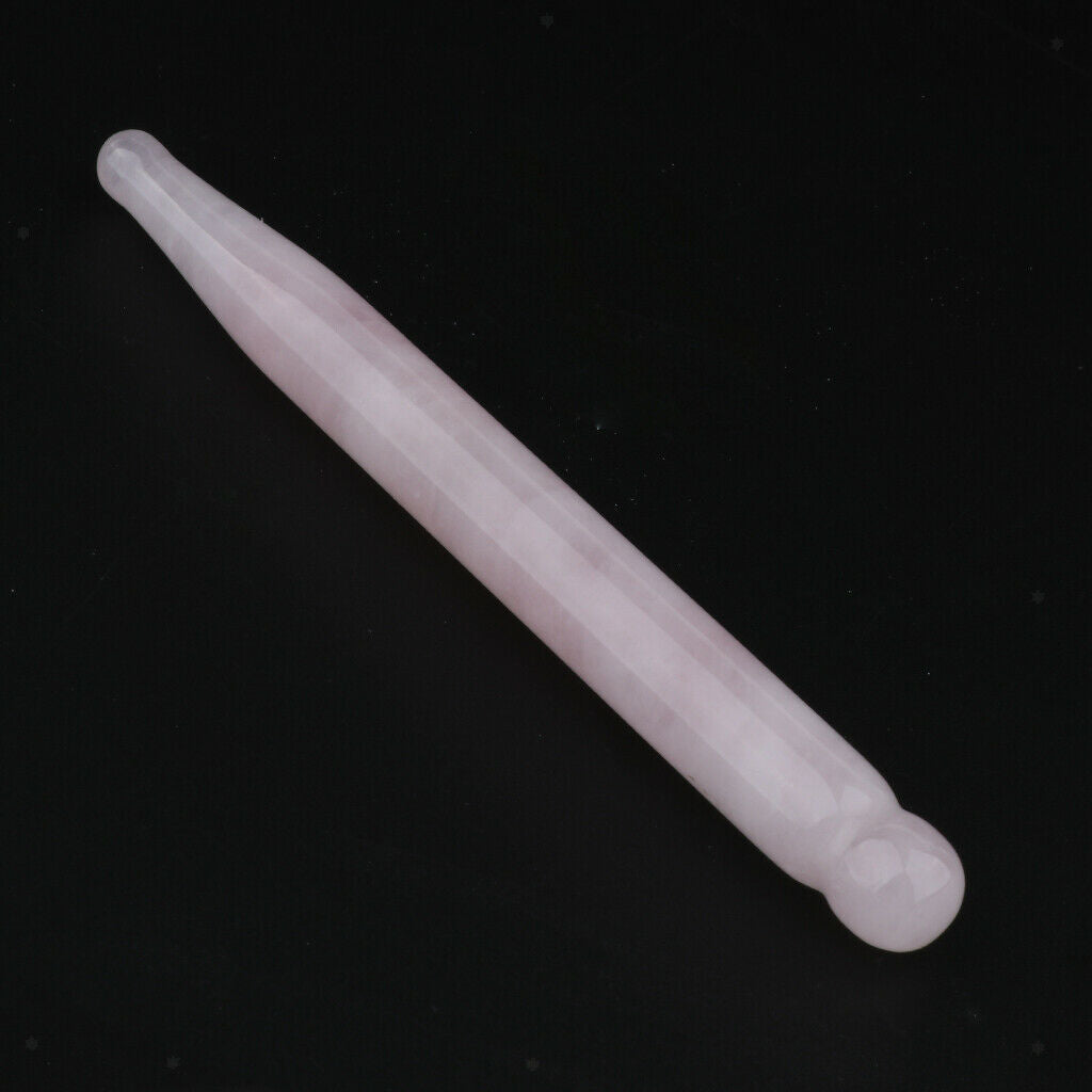 Crystal Jade Massage Tool Pen Board, Gua Sha Scraping Stick Roller with Smooth