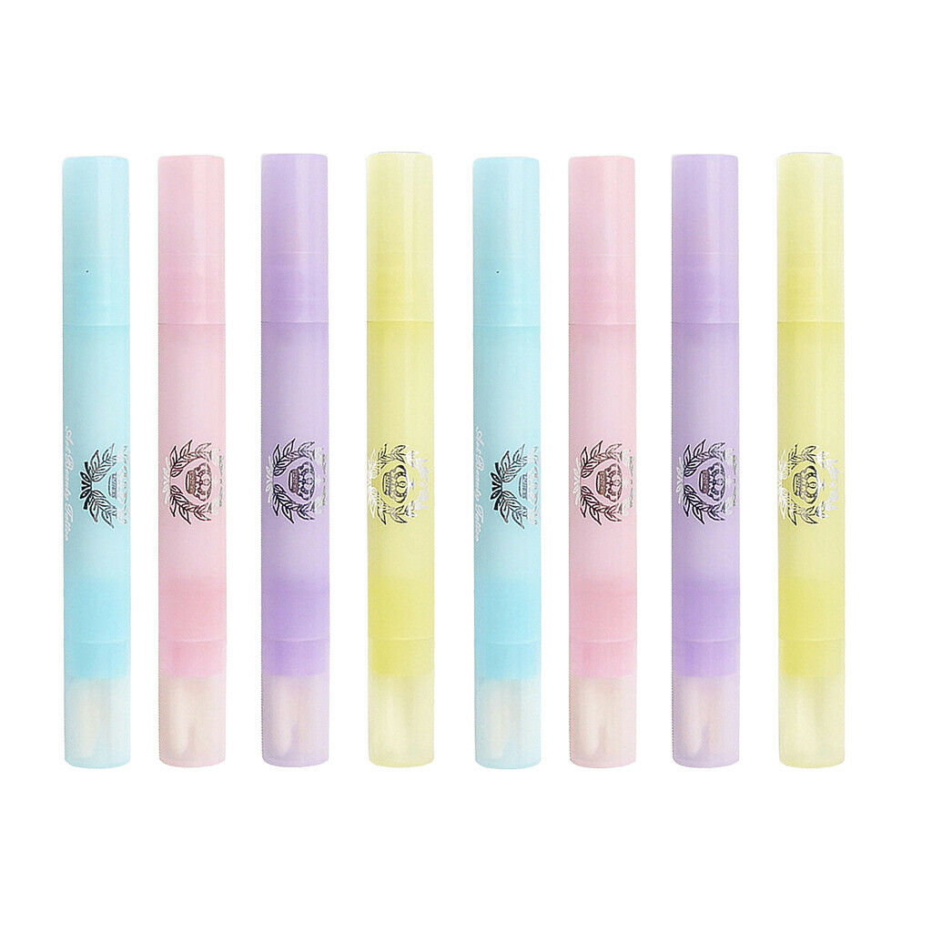 2x Salon Polish Remover Nail Art Pen Varnish Corrector W/ 6 Replacement Tips