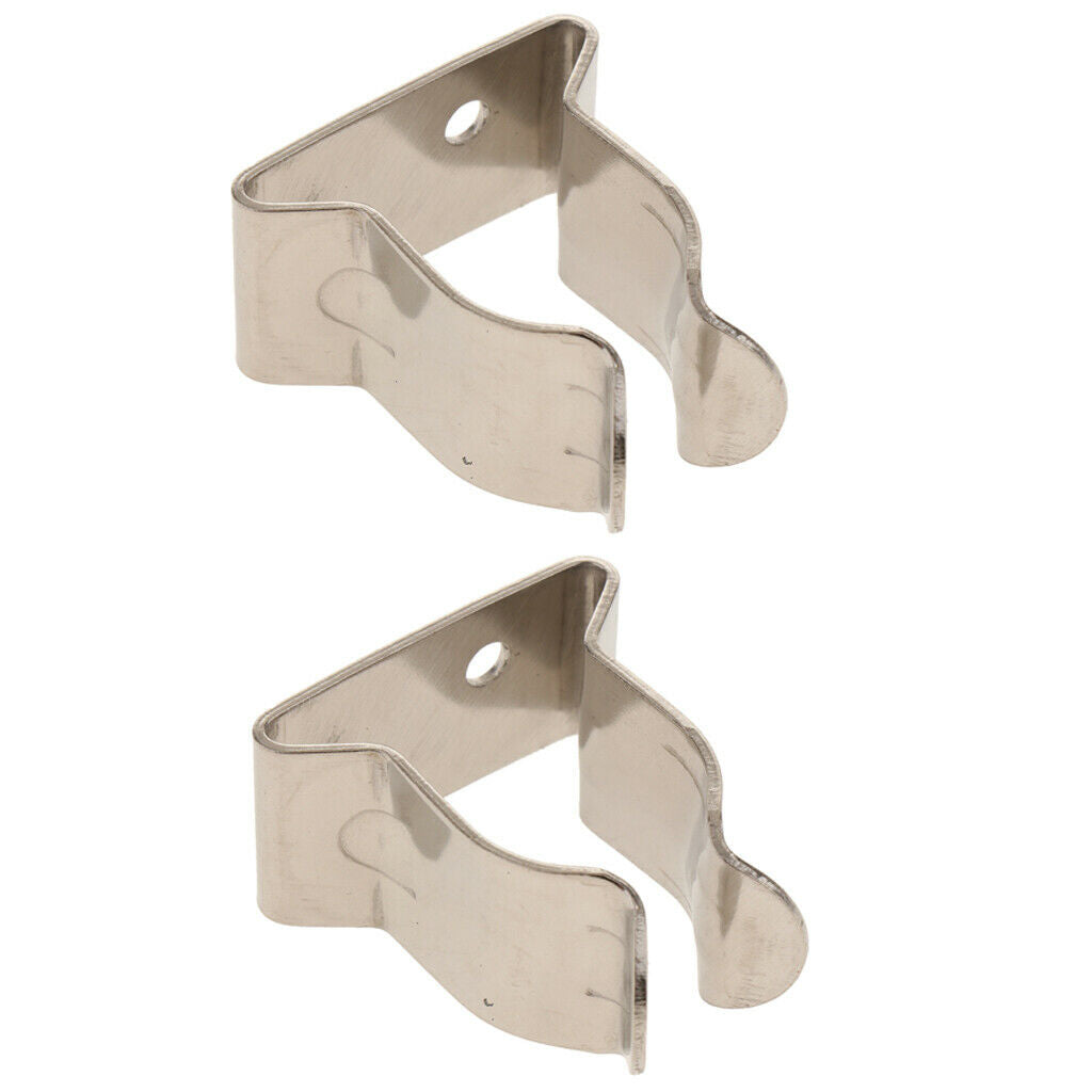 2 x 25mm Tube Holder Clips Paddle/Boat Hook/Oar/Stern Pole Light Storage Clamp