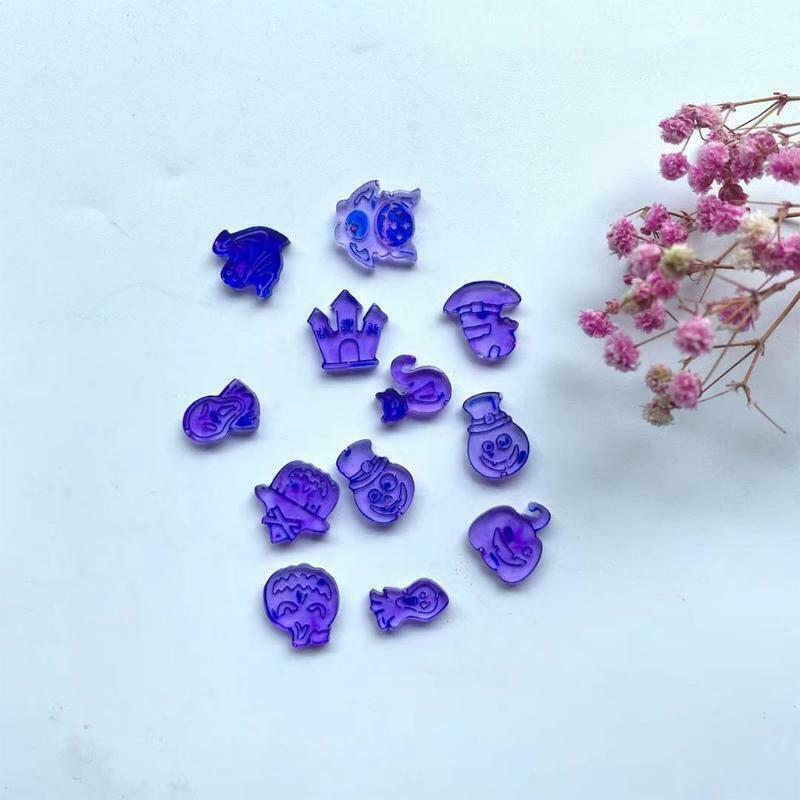 DIY Silicone Mold Halloween Coffin Shape Earrings Pendant Epoxy Jewellery Mould