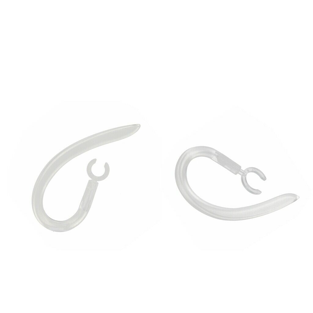 Pair Of Outline Ear Hook Clip Rotative Soft Rubber Spare Parts For Headphone