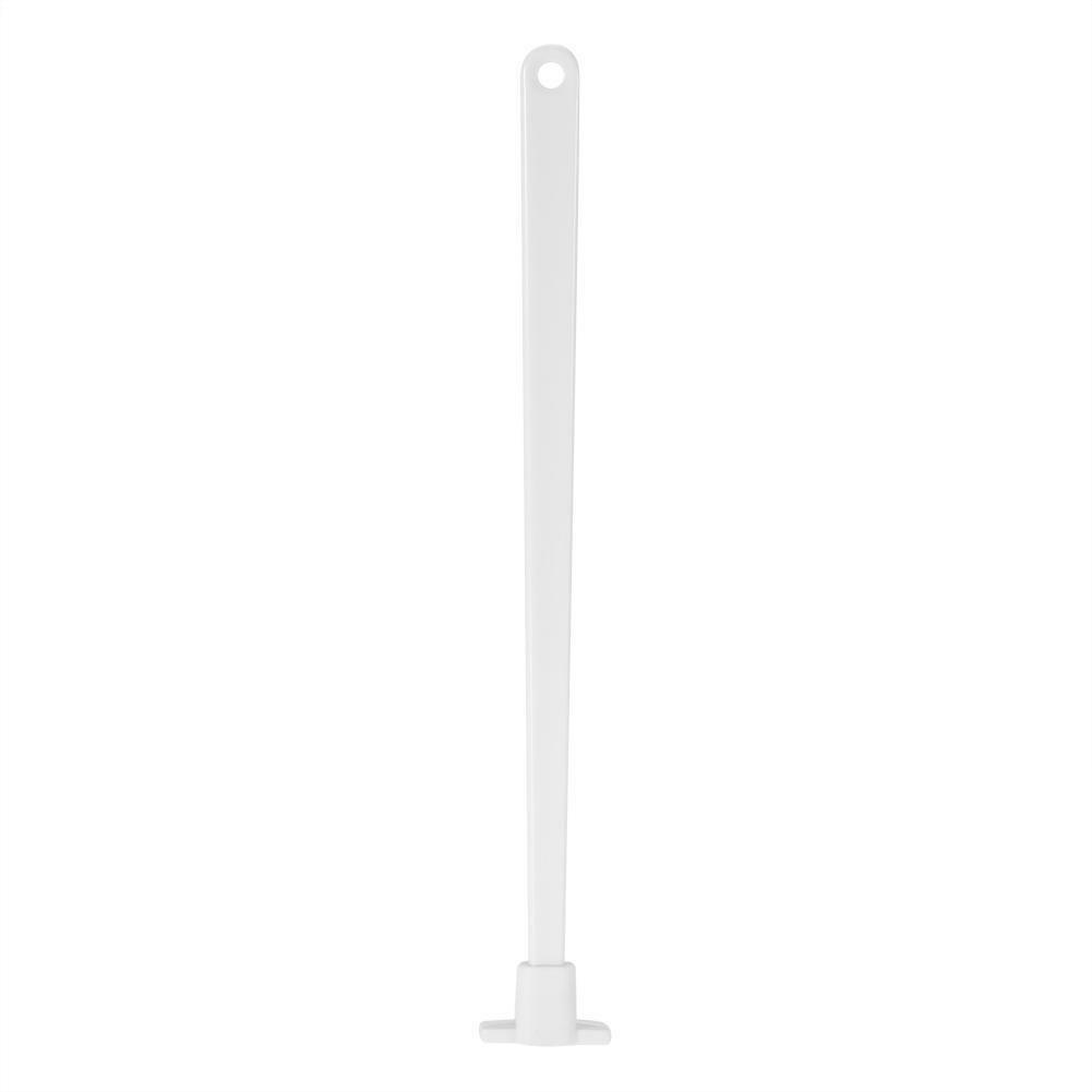 9" Last Drop Silicone Mini Spatula & Jar Scraper Scoop Long Handle Tool- White.