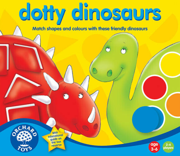 Orchard Toys 062 Dotty Dinosaurs  Kids Childrens British made Game 3 - 6 Years
