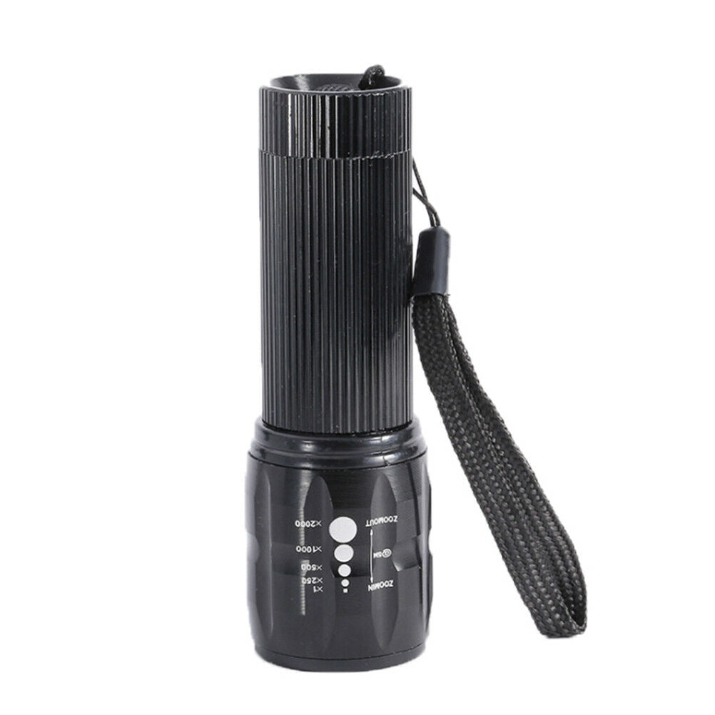 Mini Three-Way Lumen Retractable Focusing Small Hand Led Flashlight Battery A Kt