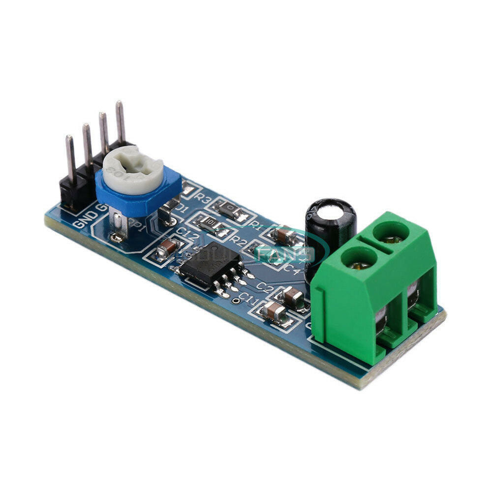 5PCS 200 Times Gain 5V-12V LM386 Audio Amplifier Module Adjustable Resistance M