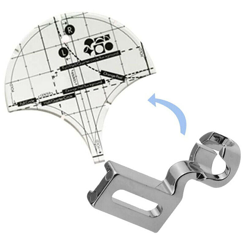 DIY Quilting Presser Foot High Shank Free Motion Ruler Quilting Presser F.l8