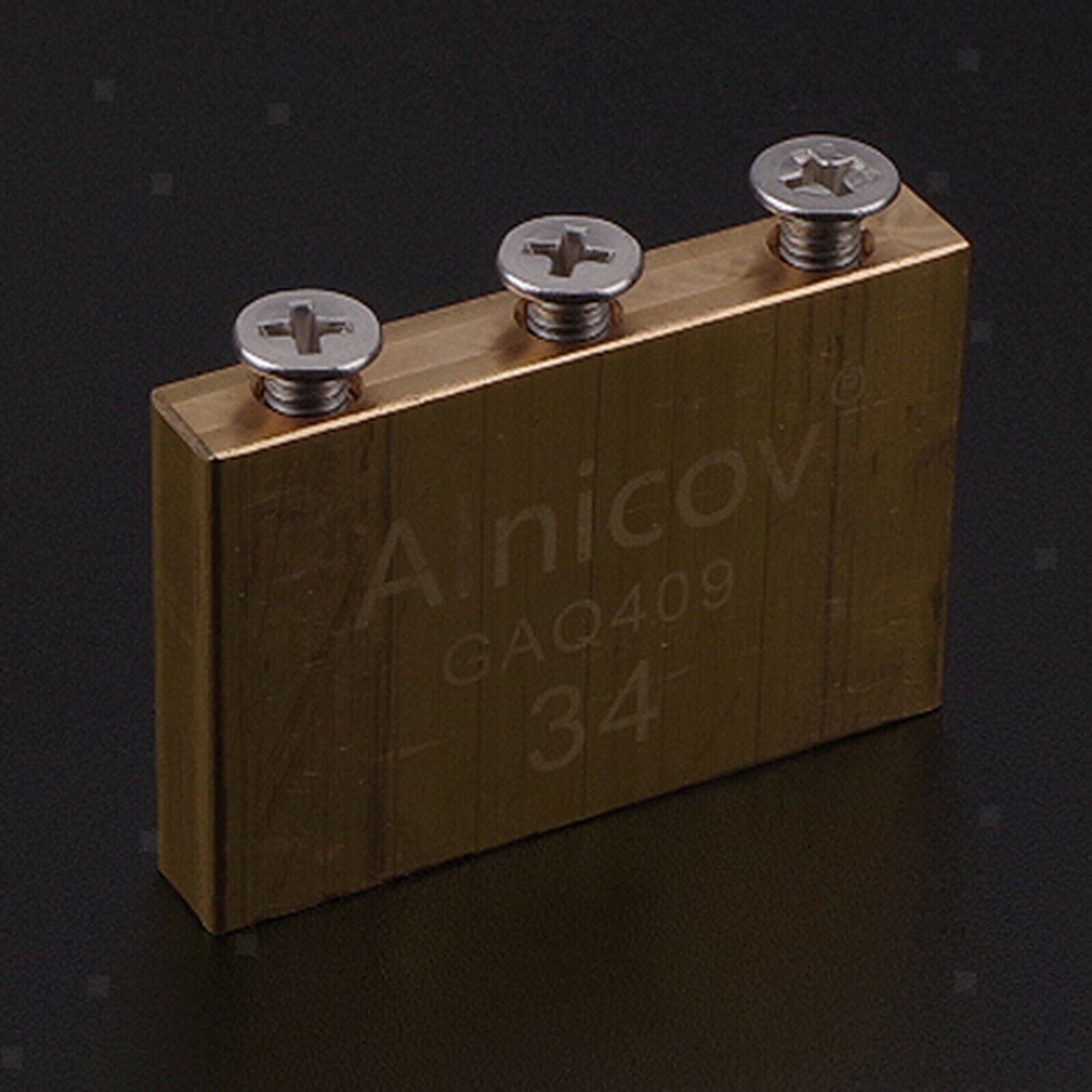 Full Brass 34 mm Guitar Tremolo Block Sustain Bridge for Electric Guitar