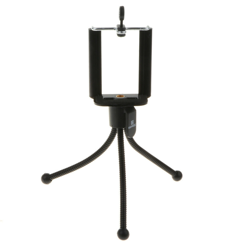 Universal Mini Tripod Flexible Octopus Tripod Holder Clip for Phone&Camera