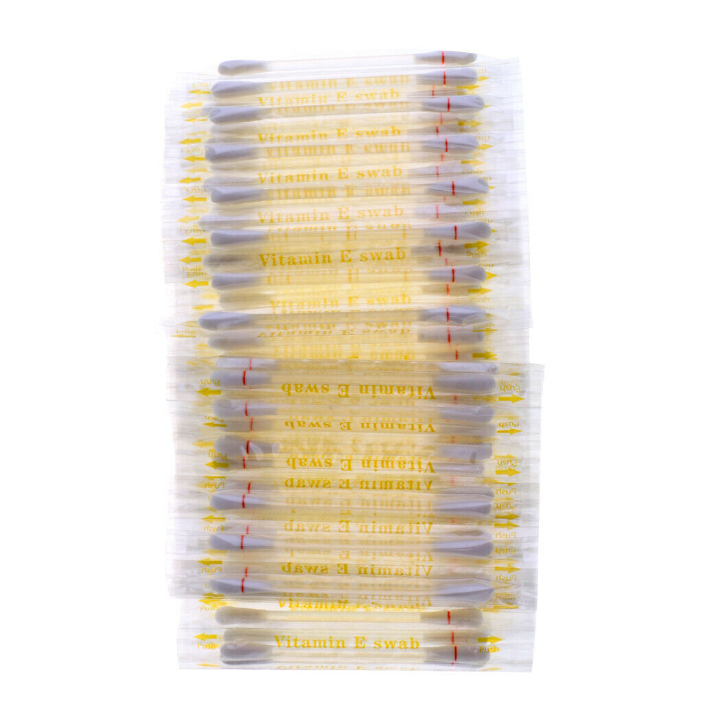 100 Dental Vitamin E Swabs Teeth Whitening Lips Gum Protection Moisturizing