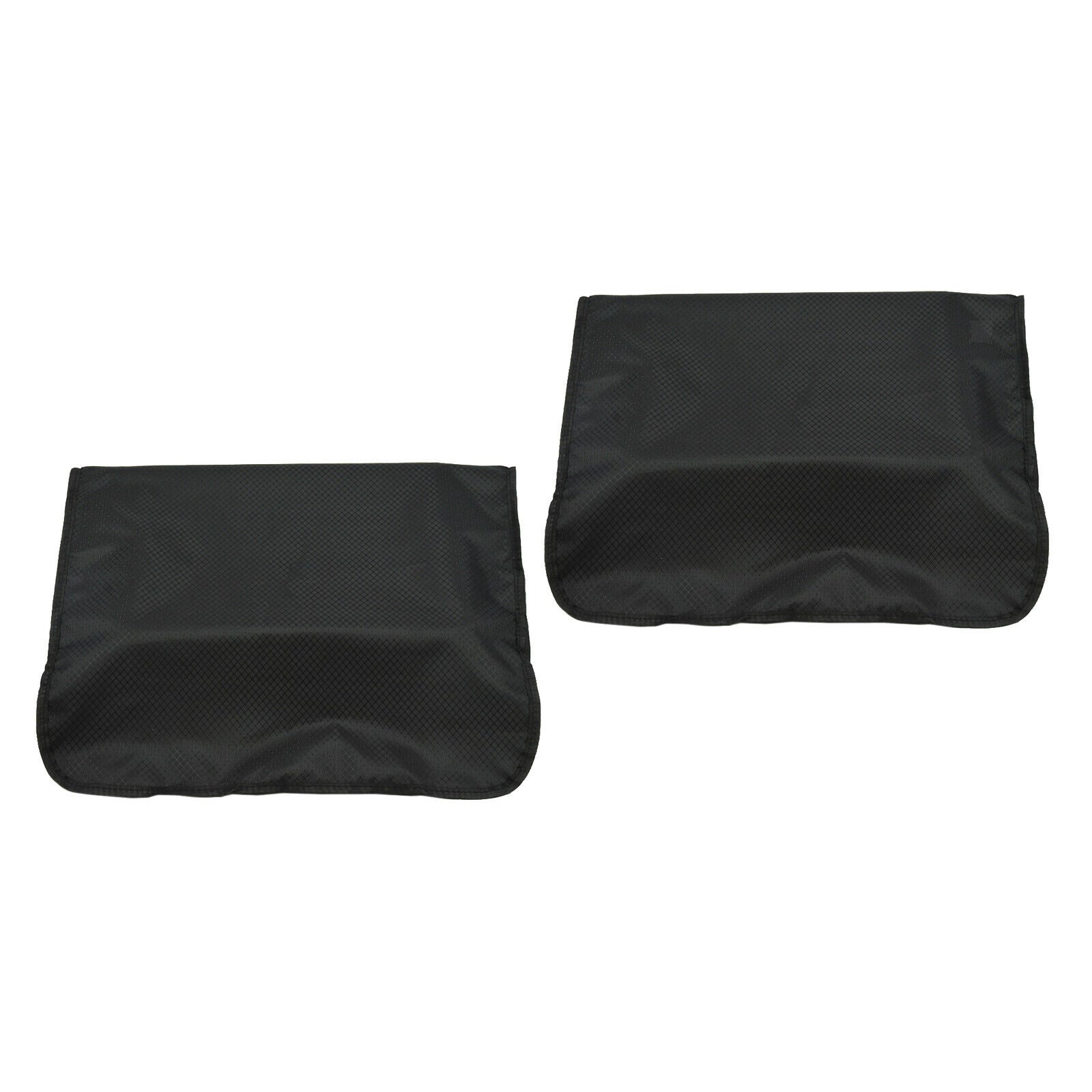 2x Barber Chair Back Covers Salon Beauty Professional Protective Cover Black