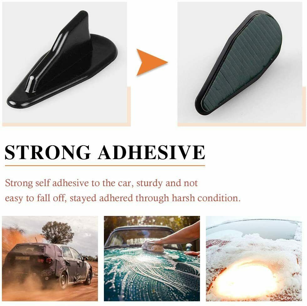 10Pcs/Set Car Roof Fin Car Spoiler Tuning Roof Diffuser Shark Fins Spoiler Wing