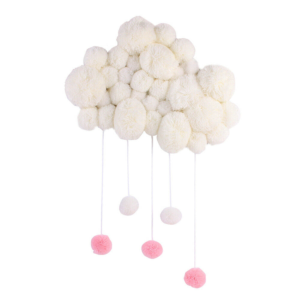 2pcs Baby Kids Room Nursery Home Cloud Raindrop Wall Mural Decor