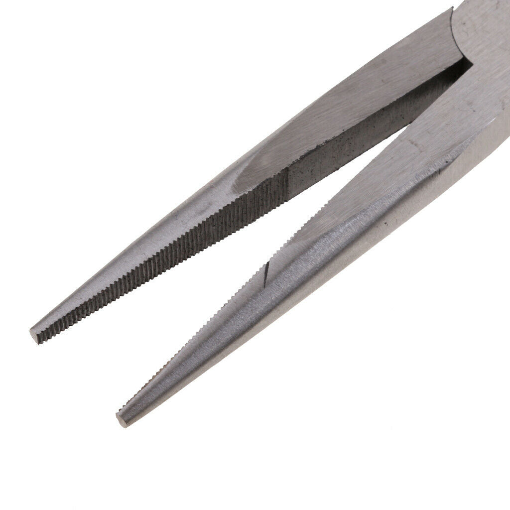 11inch Extra Long Reach Nose Straight Bent Nose Pliers Hand Tools 0 degree