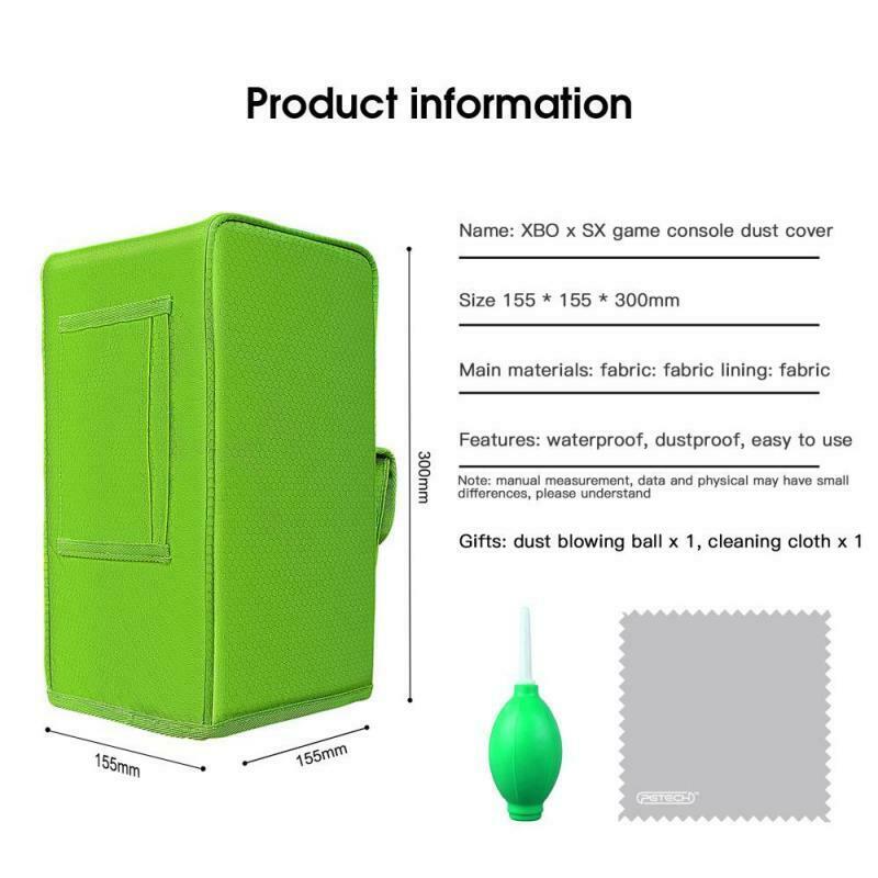 For Xbox Series X  Durable Waterproof Dust Guard With Handle Storage Dust Cover