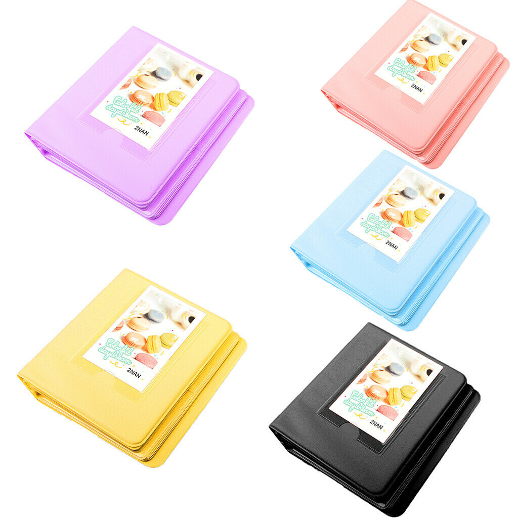 Photo Album Box Book for Fuji Polaroid Instax Mini Film Case  Black