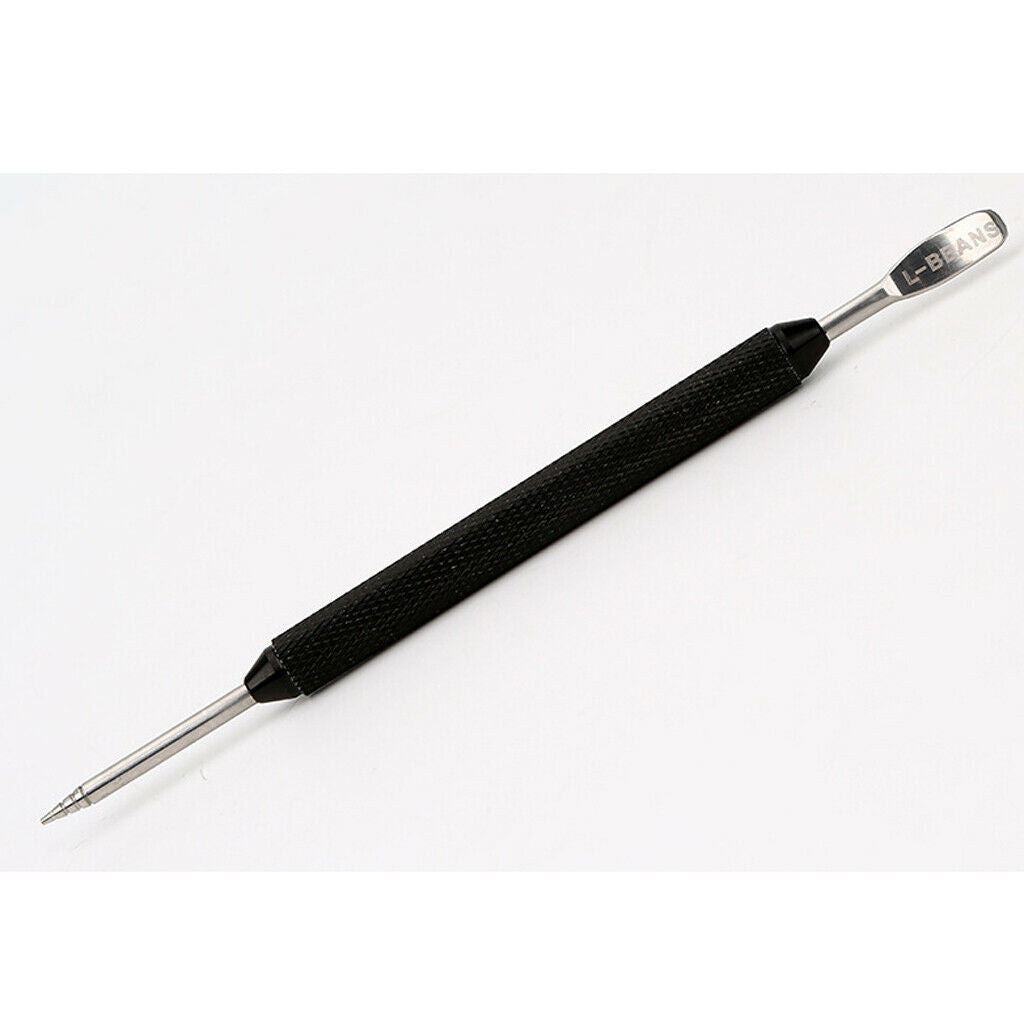 Coffee Latte Foam Art Pen Needle Spatula Stainless Steel Barista Tool Black