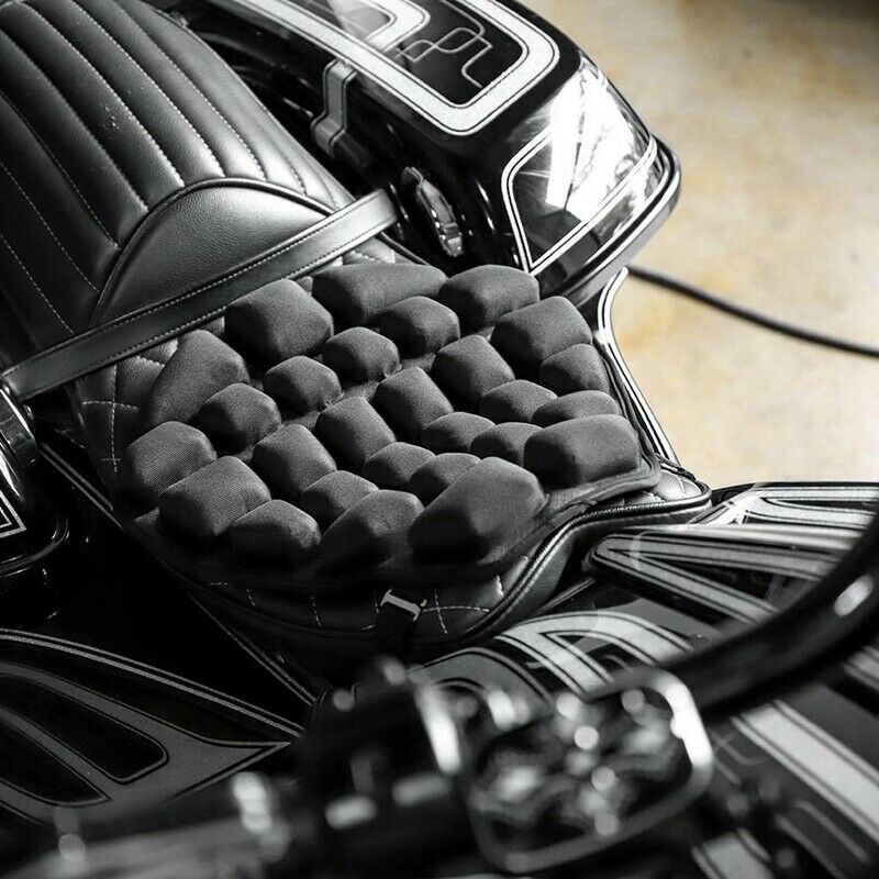 1X(Motorcycle Air Seat Cushion Pressure Relief Ride Seat Cushion TPU Water-F2S9)