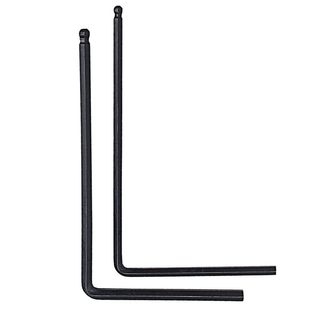 Pack of 2 Electric Guitars Neck Truss Rod Hex Wrenches 5mm+4mm Ball End DIY