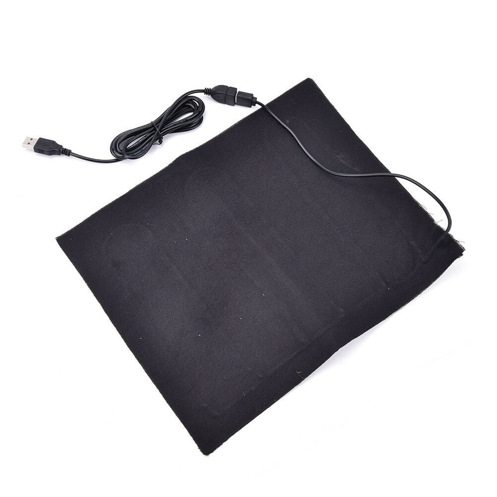 5V Carbon Fiber Heater USB Heated mat Jacket Heated Pads Winter Warmer HeateBDA