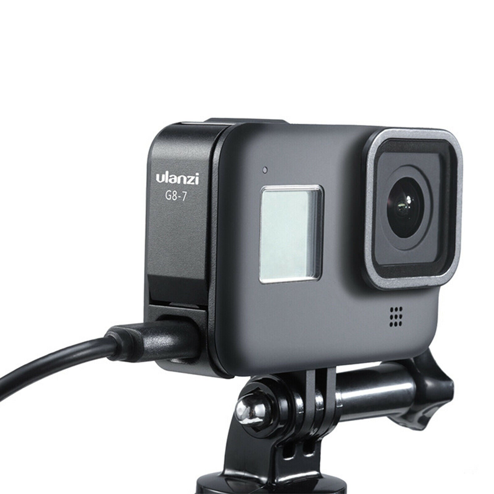 Chargeable Battery Cover G8-7 Type-C Charging Port For GoPro Hero Black 8 Camera
