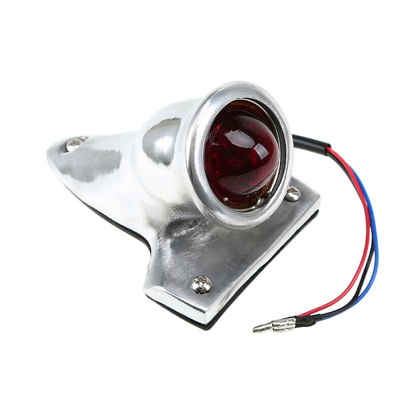 Motorcycle ABS White Brake Blinker Turn Signal Tail Light Rear Lamp Red Light