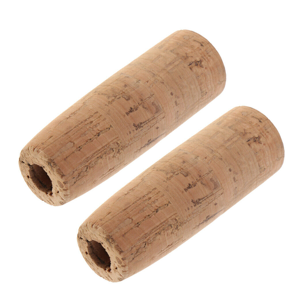 MagiDeal 2x Lightweight AA Grade Cork Fishing Rod Handle Grip DIY Components