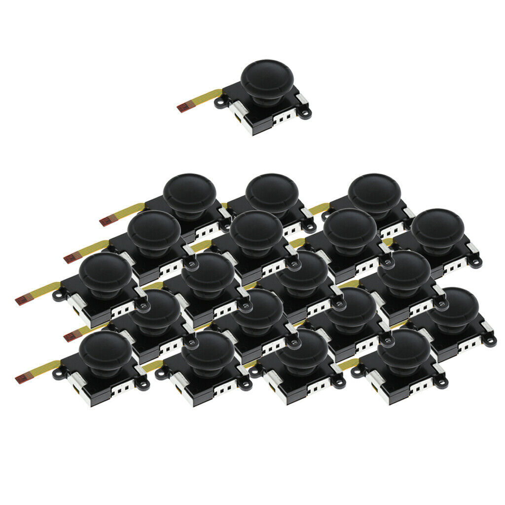 20 Pieces L/R Analog Joystick Rocker for Nintendo Switch NS Joy-Con Joypad