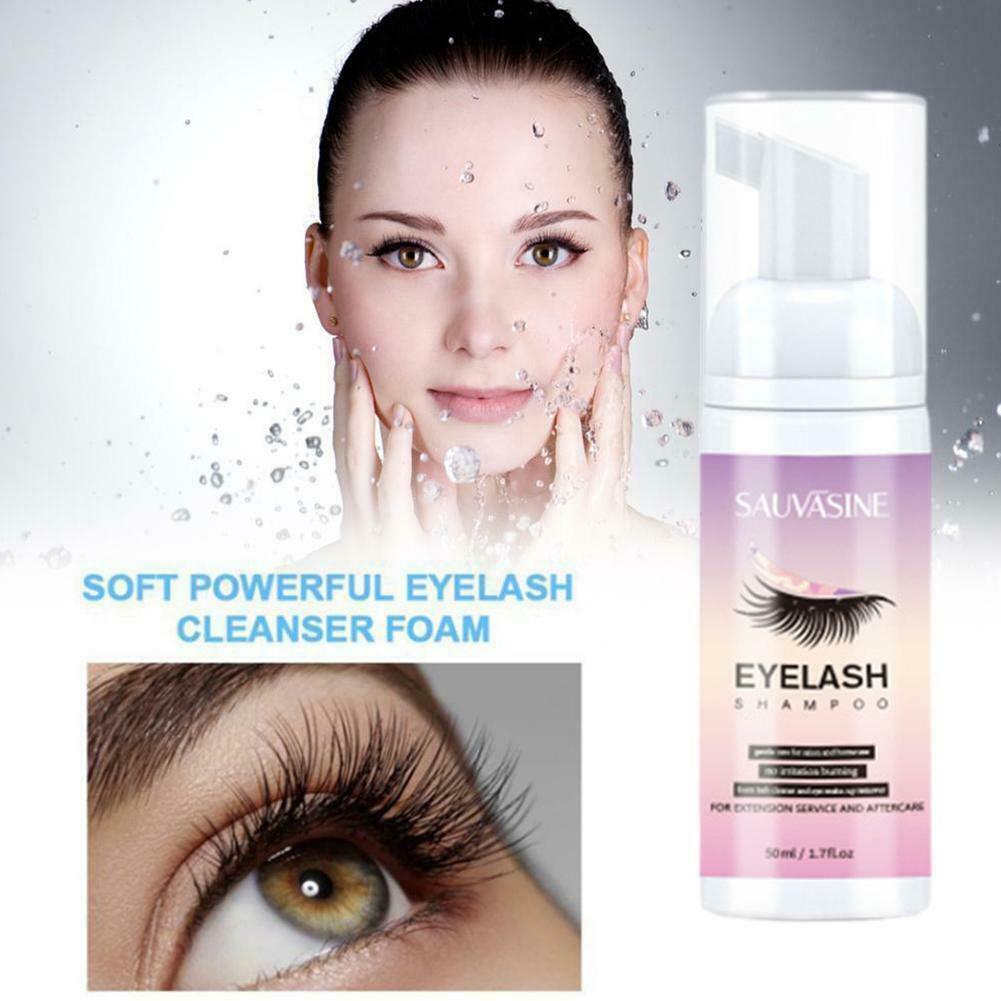 50ml Professional Eyelashe Foam Cleaner Eyelash Extension Cleansers Shampoo sets