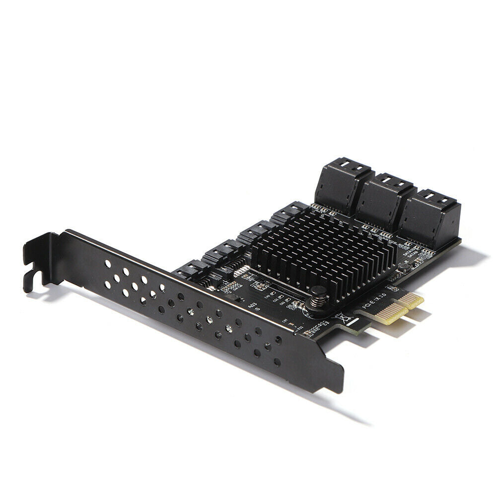 PCI-E to 10 Ports SATA3.0 PCI-E 1X Expansion Card PCI Express 3.0 GEN3 Adapter