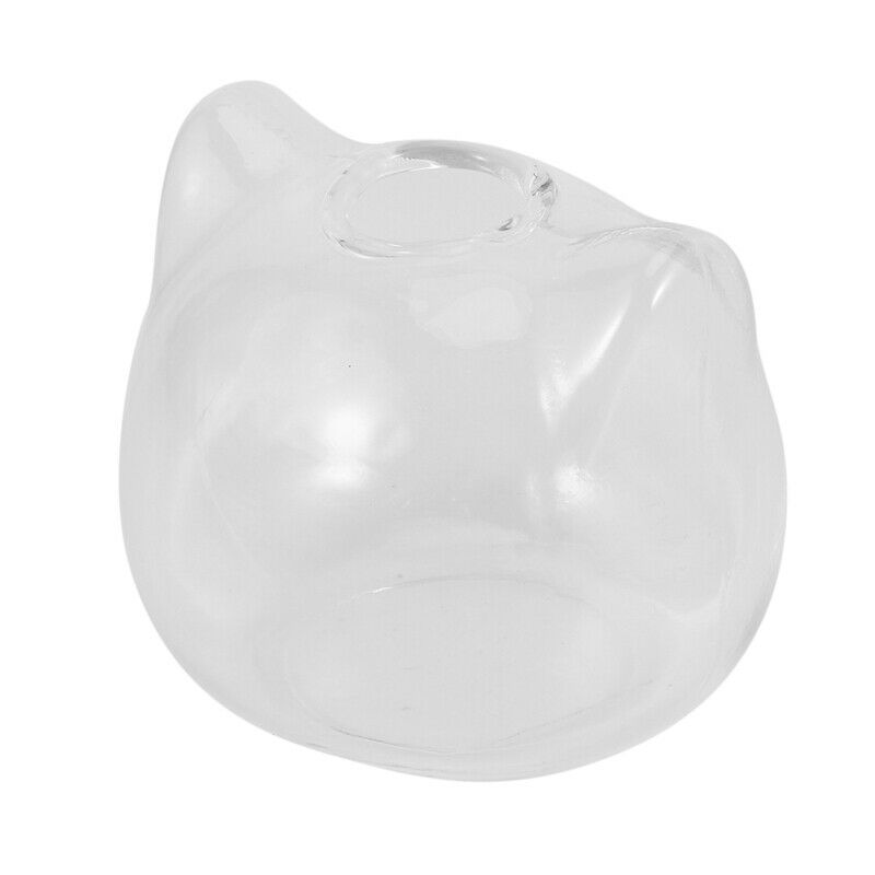 Cat Shaped Glass Vase Hydroponic Plant Flower Vase Terrarium Container Pot DecF5