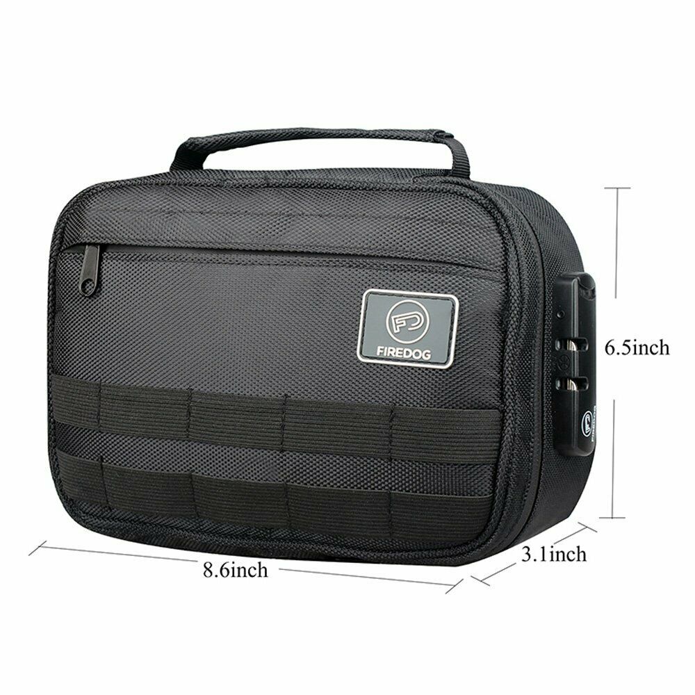 Smell Proof Bags With Combination Lock Carbon Lined Odor Proof Deodorized Stash