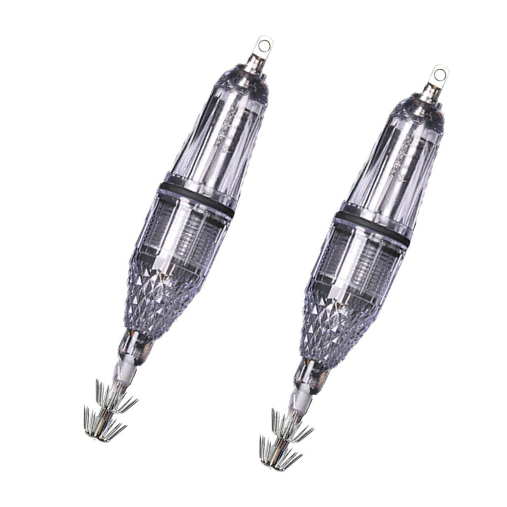 2 Pcs Squid Jigs Sea Fishing Hooks Saltwater Lure