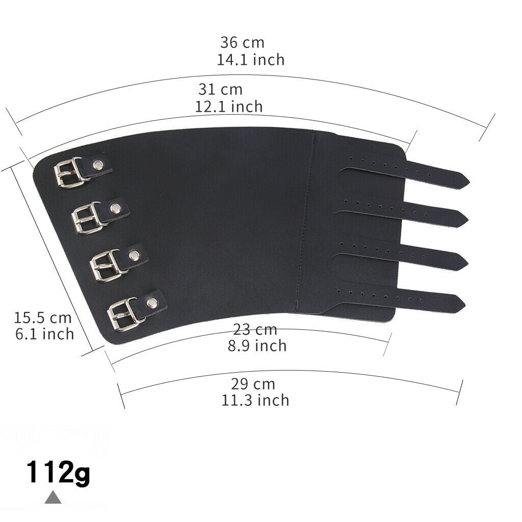 2Pack Punk Pu Leather Wristband Guard Wide Bracer Arm Armor Cuff Jewelry