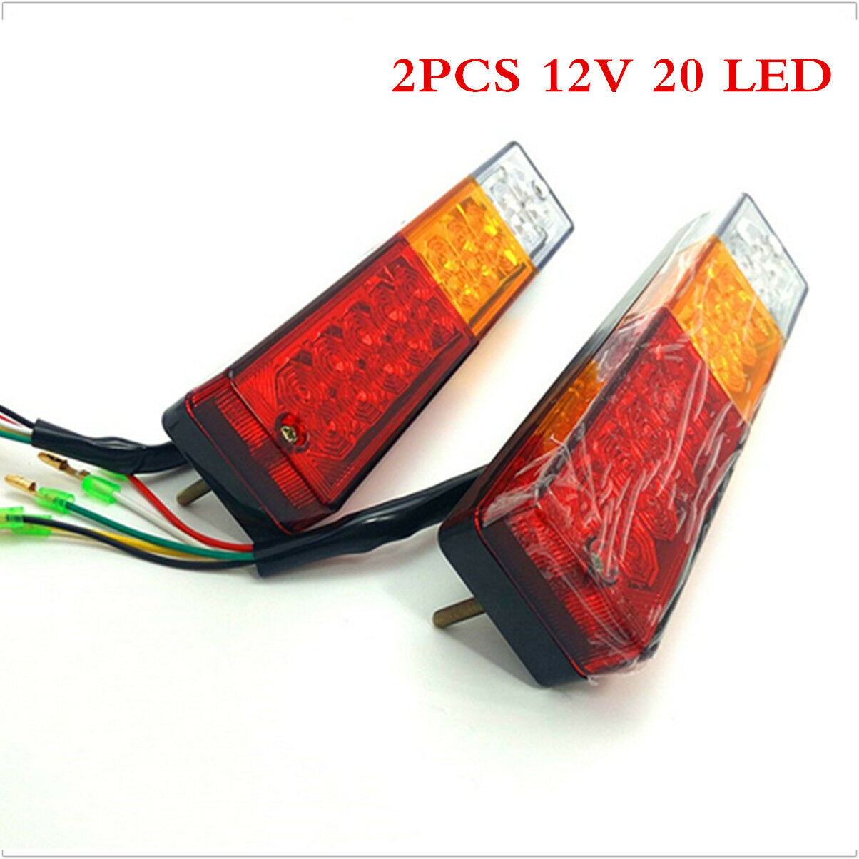 Waterproof 2PCS 12V Tail Lights Reverse Light Indicator Lamp for Most Truck