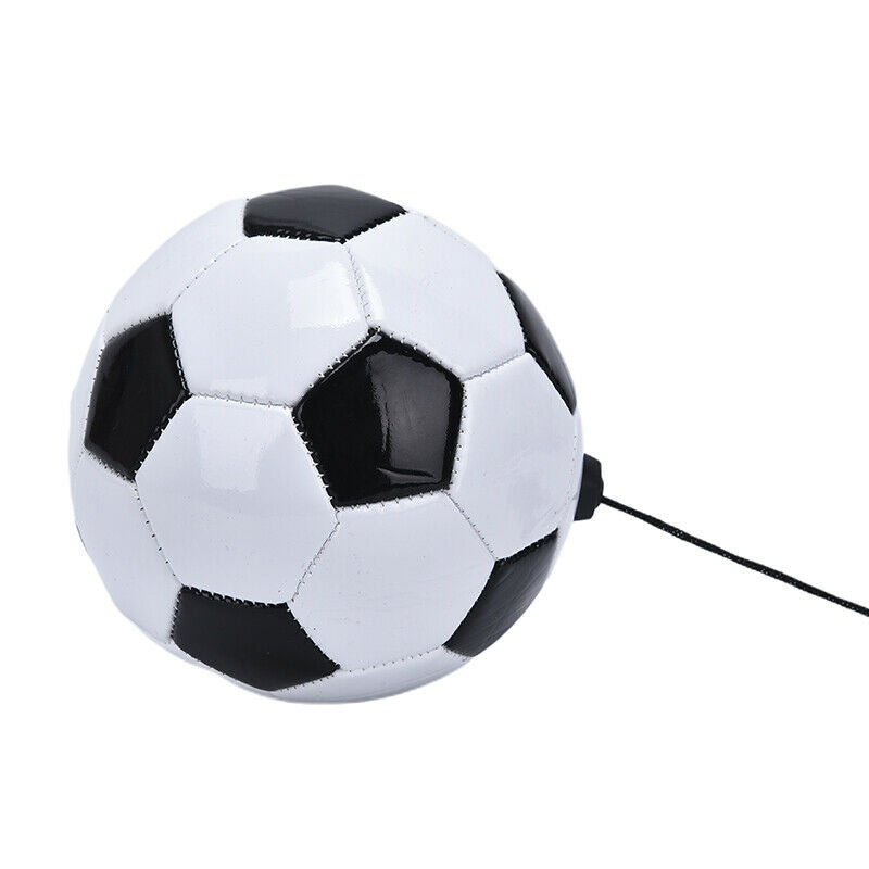1pc Football Training Kick Soccer Ball With String Kids Beginner Practice Bal.DD