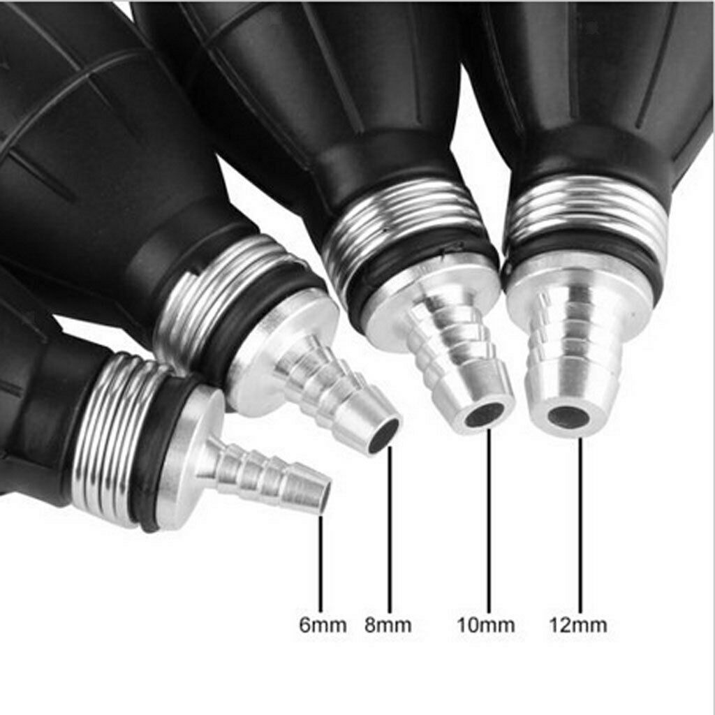 Straight Rubber Fuel Line Primer Bulb Fuel Transfer Pumps Petrol Gas Pump
