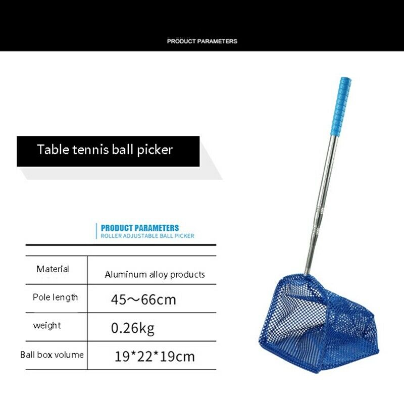 Portable Teles Scoop Net Table Tennis Ball Picker Net Table Tennis Ball PickM8G4
