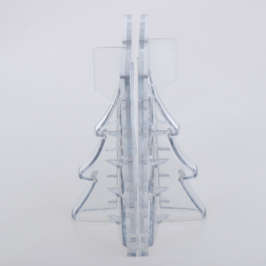 Plastic Candle Mold Christmas Tree Mould DIY Candles Making Supplies9.5x11cm