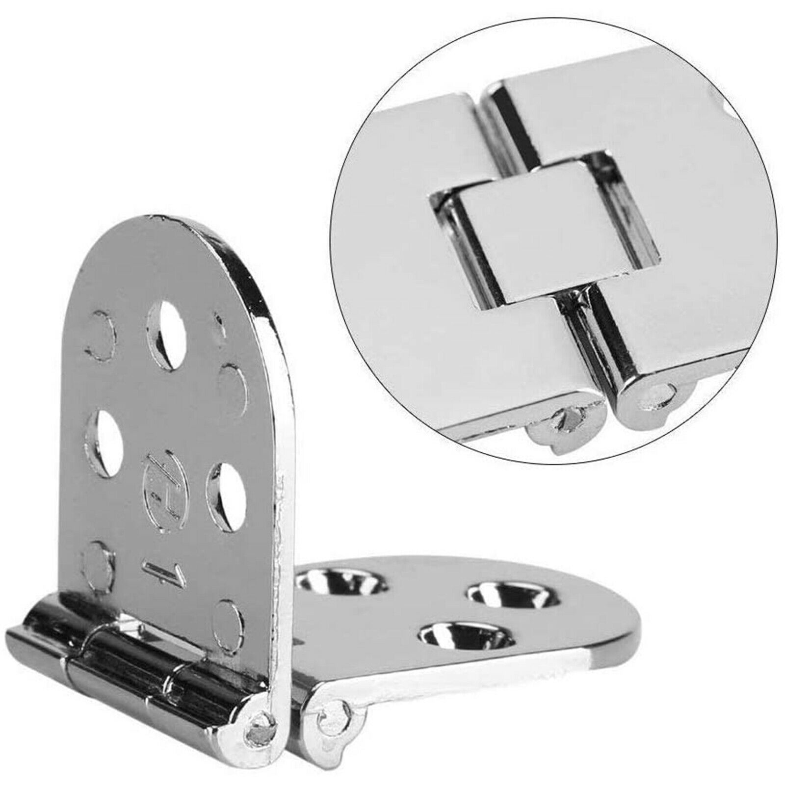 8-pack Stainless Folding Table Hinge for Cabinets Stable Durable Close Edit