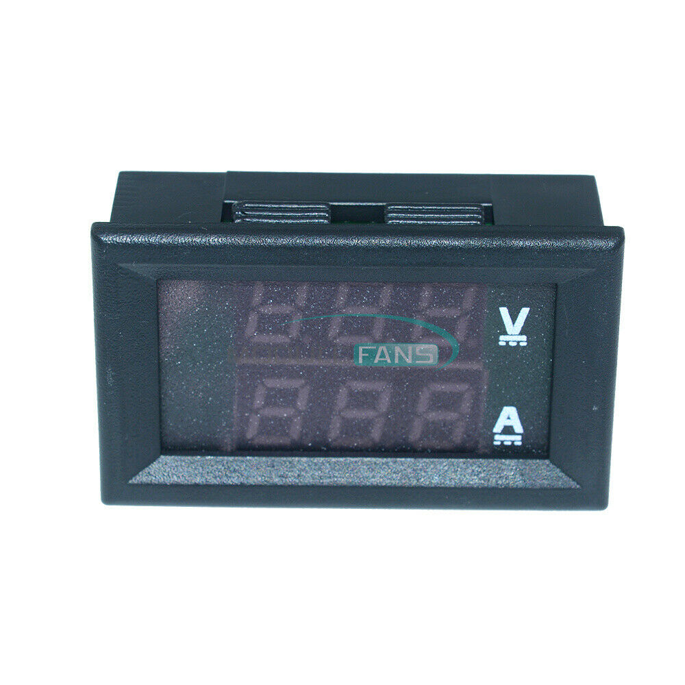 DC0-100V 10A Blue & Green Dual LED Display Voltage AMP Power Voltmeter Ammeter