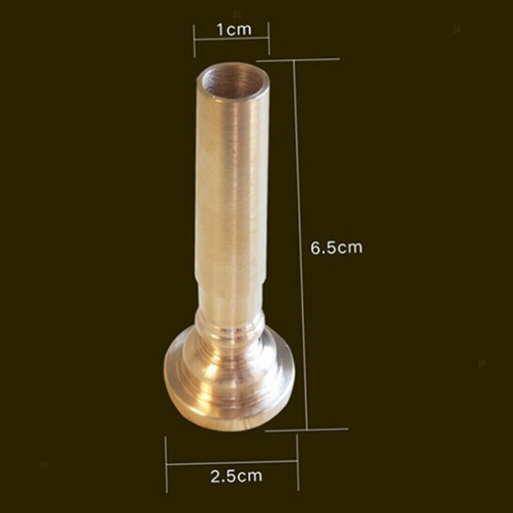 2x Students Youth Trumpet Mouth Bugle Mouthpiece for Trumpet Parts Accs