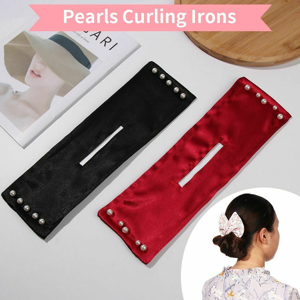 Wire Magic Clips Pearls Lazy Curling Irons Hair Styling Tools Bow Hair Curler